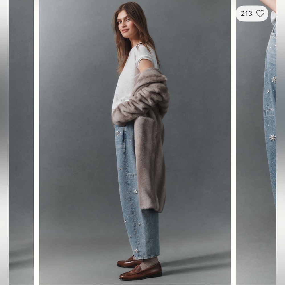 Rag & Bone Women's Charlie Embellished High-Rise Ankle Barrel Jeans - Bond Jewel - Picture 4 of 16